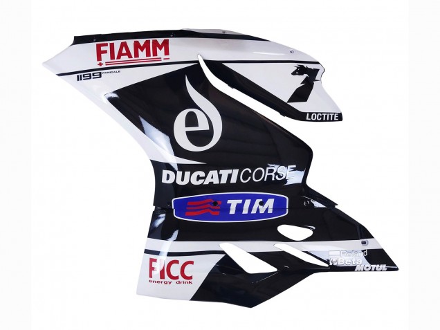 Carena Moto Ducati Panigale 899/1199 2011-2014 - Bianco Nero Blu Fiamm Ficc 7