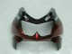 Carena Moto Kawasaki EX250 2008-2012 - Nero Lucido Rosso Bordeaux