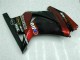 Carena Moto Kawasaki EX250 2008-2012 - Nero Lucido Rosso Bordeaux