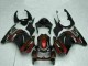 Carena Moto Kawasaki EX250 2008-2012 - Nero Lucido Rosso Bordeaux