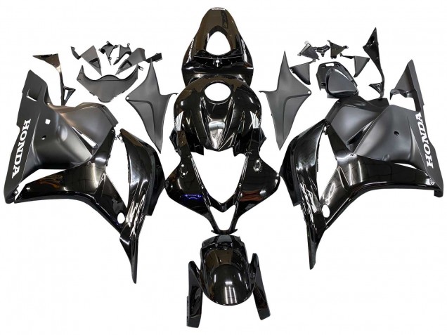 Carena Moto Honda CBR600RR 2009-2012 - Nero Lucido Nero Opaco