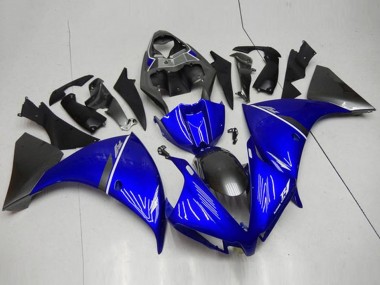 Carena Moto Yamaha YZF R1 2012-2014 - Blu Bianco Nero Lucido Economici