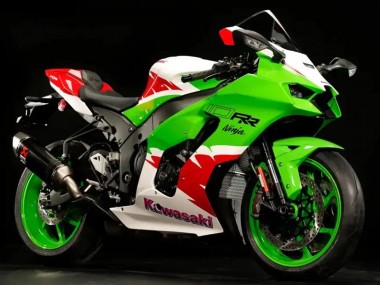 Carena Moto Kawasaki ZX10R 2021-2025 - Bianco Verde Rosso Economici