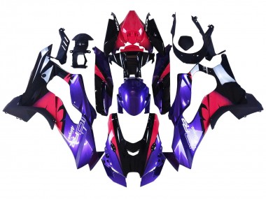 Carena Moto Kawasaki ZX10R 2021-2025 - Rosso Nero Viola Bianco Economici