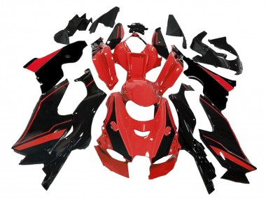 Carena Moto Kawasaki ZX10R 2021-2025 - Rosso Nero Lucido Economici
