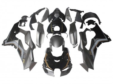 Carena Moto Kawasaki ZX10R 2021-2025 - Nero Grigio Oro Economici
