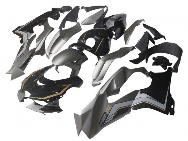 Carena Moto Kawasaki ZX10R 2021-2025 - Nero Grigio Oro