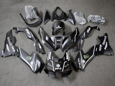 Carena Moto Kawasaki ZX10R 2021-2025 - Nero Lucido Verde Bianco Elf Nevicare Mostro Economici