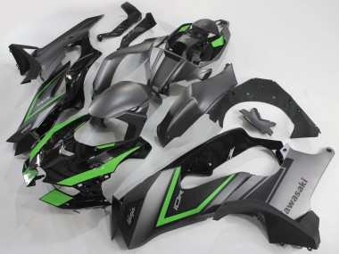 Carena Moto Kawasaki ZX10R 2021-2025 - Grigio Verde Nero Economici