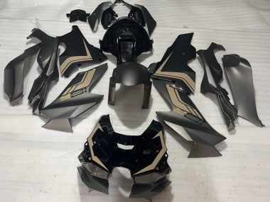 Carena Moto Kawasaki ZX10R 2021-2025 - Nero Opaco Nero Lucido Marrone Economici