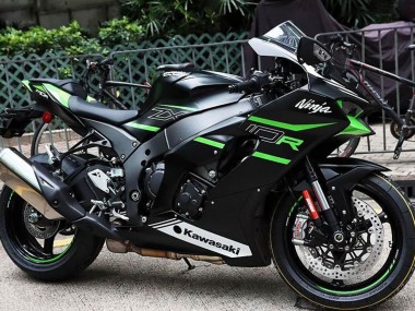 Carena Moto Kawasaki ZX10R 2021-2025 - Nero Verde Bianco Economici