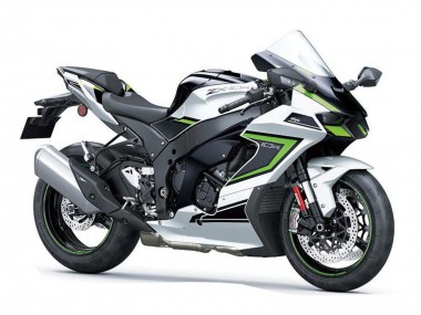 Carena Moto Kawasaki ZX10R 2021-2025 - Argento Grigio Verde Nero Economici