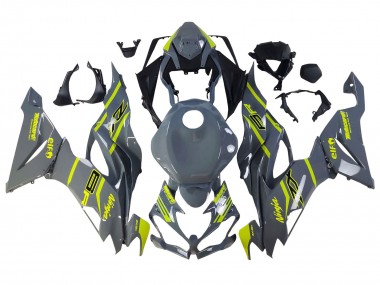 Carena Moto Kawasaki ZX6R 2019-2022 - Nardo Grigio Giallo Economici