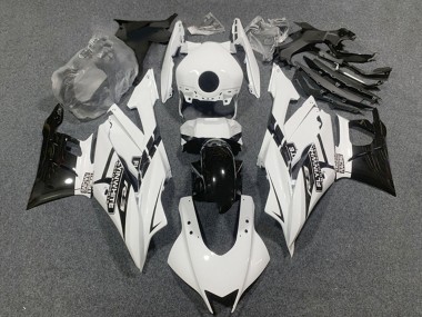 Carena Moto Yamaha YZF R3/R25 2019-2021 - Bianco Nero Lucido Economici