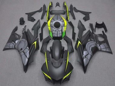 Carena Moto Yamaha YZF R3/R25 2019-2021 - Giallo Grigio Nero Opaco Economici