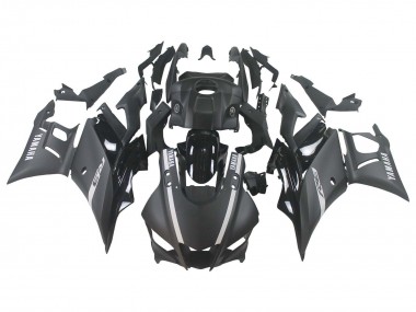Carena Moto Yamaha YZF R3/R25 2019-2021 - Nero Opaco Argento Economici