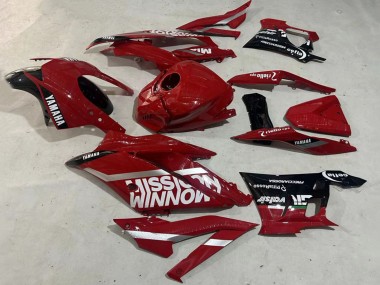 Carena Moto Yamaha YZF R3/R25 2019-2021 - Rosso Scuro Bianco Argento Nero Valsir Economici