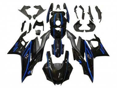 Carena Moto Yamaha YZF R3/R25 2019-2021 - Nero Lucido Blu Nero Opaco Economici