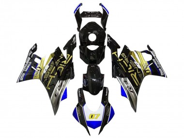 Carena Moto Yamaha YZF R3/R25 2019-2021 - Bianco Blu Nero Oro Trick Star 07 Economici