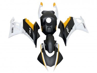 Carena Moto Yamaha YZF R3/R25 2019-2021 - Bianco Giallo Nero Opaco Economici