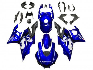 Carena Moto Yamaha YZF R3/R25 2019-2021 - Blu Bianco Nero MoviStar ENEOS Economici
