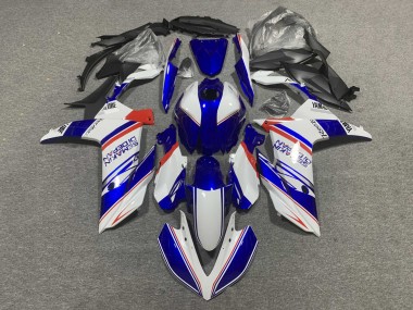 Carena Moto Yamaha YZF R3/R25 2019-2021 - Bianco Blu Rosso Semakin Didepan Economici