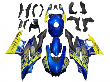 Carena Moto Yamaha YZF R3/R25 2019-2021 - Giallo Blu Nero Motul Economici