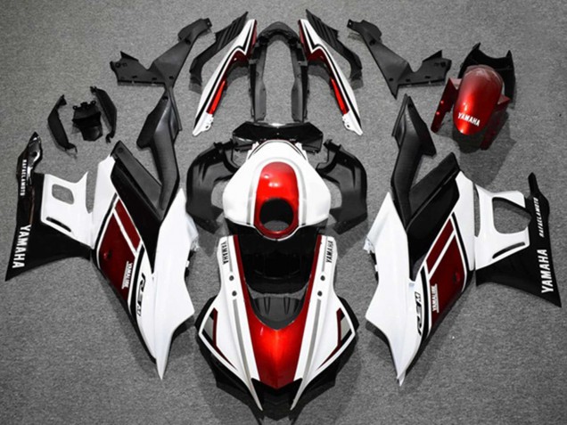 Carena Moto Yamaha YZF R3/R25 2019-2021 - Bianco Rosso Nero