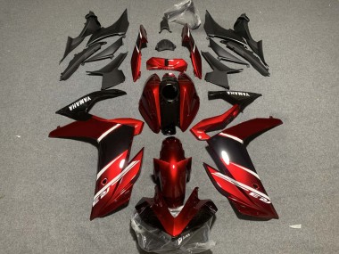Carena Moto Yamaha YZF R3/R25 2019-2021 - Rosso Bianco Nero Lucido Economici