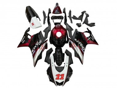 Carena Moto Yamaha YZF R3/R25 2019-2021 - Bianco Rosso Nero 11 Economici
