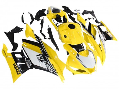 Carena Moto Yamaha YZF R3/R25 2019-2021 - Giallo Bianco Nero Banda Economici