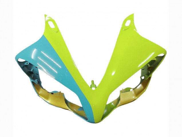 Carena Moto Yamaha YZF 1000 R1 2007-2008 - Azzurro Chiaro Verde Lime Nero