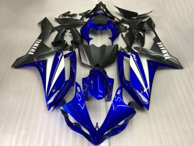 Carena Moto Yamaha YZF R1 2007-2008 - Blu Bianco Nero Opaco Economici