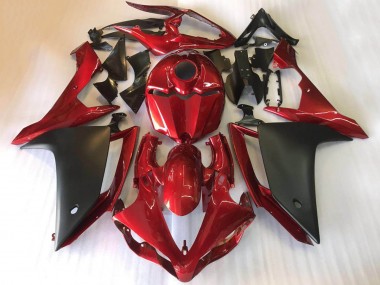 Carena Moto Yamaha YZF R1 2007-2008 - Rosso Nero Opaco Economici
