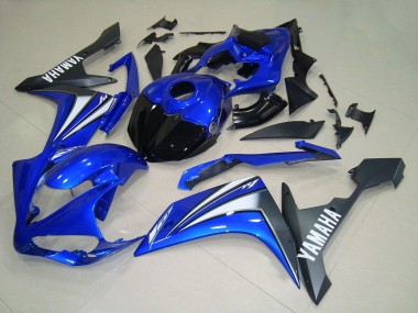 Carena Moto Yamaha YZF R1 2007-2008 - Blu Bianco Nero Economici