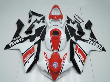 Carena Moto Yamaha YZF R1 2007-2008 - Bianco Rosso Nero Lucido Economici