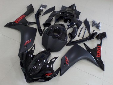 Carena Moto Yamaha YZF R1 2007-2008 - Nero Lucido Nero Opaco Rosso Economici