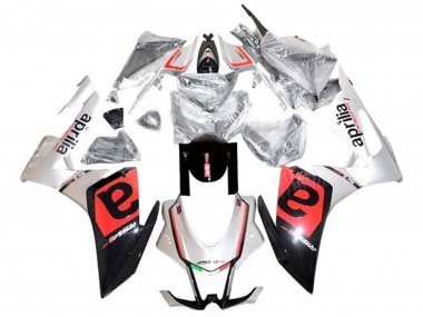 Carena Moto Aprilia RSV4 1000 2009-2015 - Argento Nero Rosso Economici