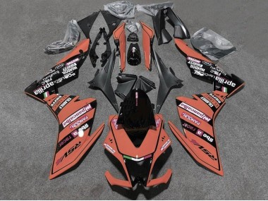 Carena Moto Aprilia RSV4 1000 2009-2015 - Arancia Nero Economici