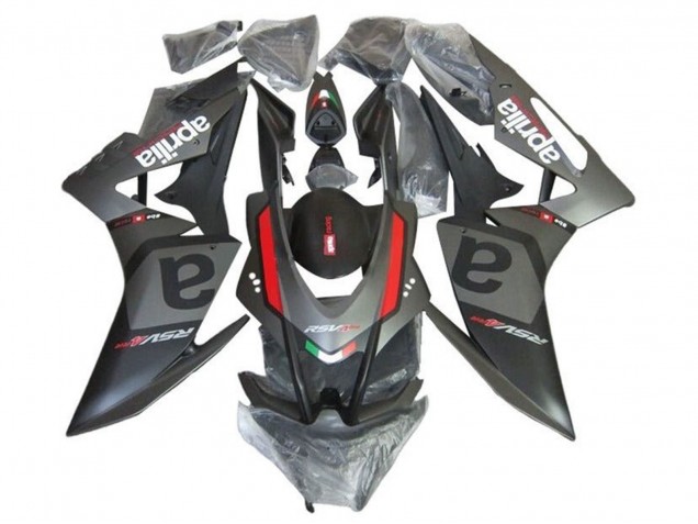 Carena Moto Aprilia RSV4 1000 2016-2020 - Nero Opaco Grigio Rosso