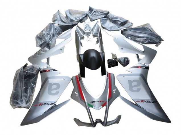 Carena Moto Aprilia RSV4 1000 2016-2020 - Argento Grigio Rosso Nero