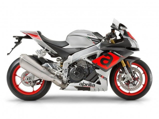 Carena Moto Aprilia RSV4 1000 2016-2020 - Argento Rosso Nero