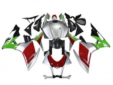 Kit Carena Moto Aprilia RSV4 1000 2016-2020 - Argento Rosso Nero Verde Economici