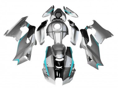 Carena Moto Kawasaki ZX10R 2021-2025 - Argento Grigio Nero Blu Economici