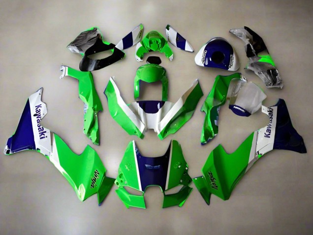 Carena Moto Kawasaki ZX10R 2021-2025 - Verde Bianco Blu
