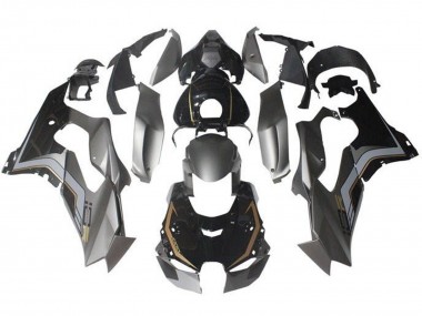 Carena Moto Kawasaki ZX10R 2021-2025 - Grigio Nero Lucido Oro Economici