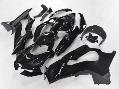 Carena Moto Kawasaki ZX10R 2021-2025 - Nero Lucido Bianco Verde Decal Economici