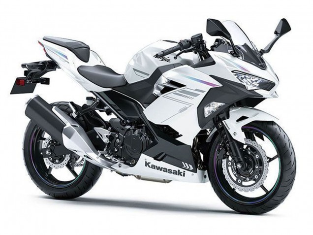 Carena Moto Kawasaki Ninja 400 2018-2024 - Bianco Perla Blizzard