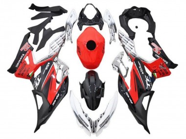 Carena Moto Kawasaki Ninja 400 2018-2024 - Bianco Rosso Nero Economici