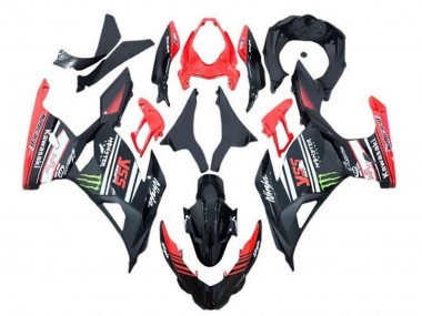 Carena Moto Kawasaki Ninja 400 2018-2024 - Rosso Nero Verde Mostro Economici
